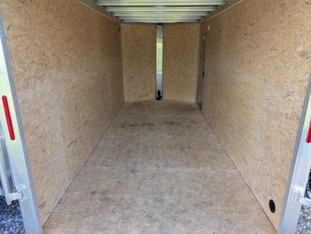 New 2027 E-Z Hauler EZEC7X16 XLT-P Cargo / Enclosed Trailer, 7 FOOT 1 INCH INTERIOR HEIGHT, .080 POLY SIDES, CANOPY, TORSION AXLES, FREE ALUMINUM WHEEL UPGRADE