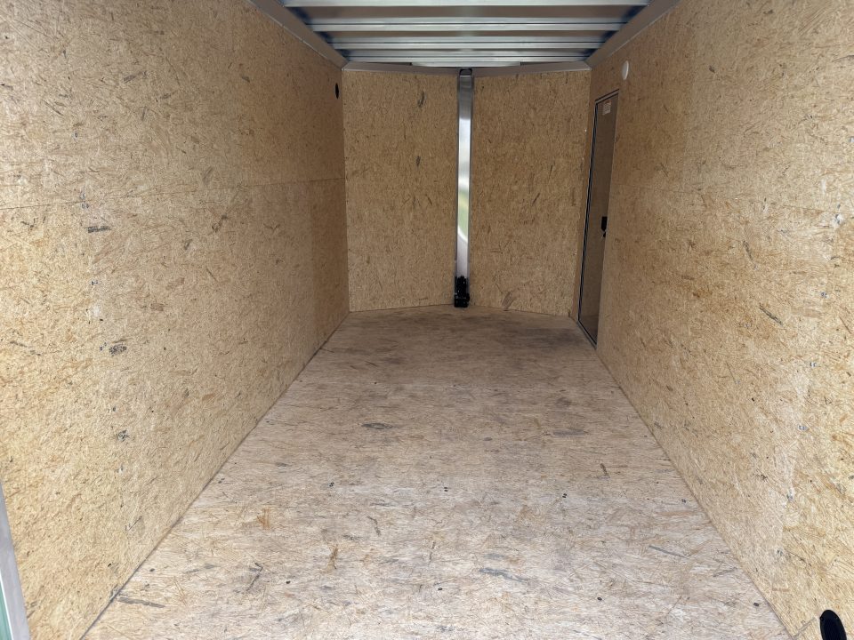 New 2027 E-Z Hauler EZEC7X14 XLT-P Cargo / Enclosed Trailer, 7 FOOT 1 INCH INTERIOR HEIGHT, .080 POLY SIDES, TORSION AXLES, REAR CANOPY, FREE ALUMINUM WHEEL UPGRADE