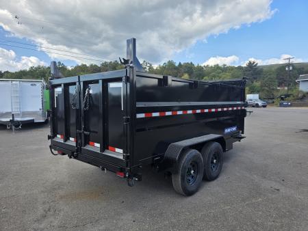 New 2027 Sure-Trac 7X14 14K - 4' HIGH SIDES Dump Trailer