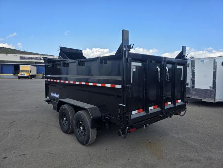 New 2027 Sure-Trac 7X14 14K - 4' HIGH SIDES Dump Trailer