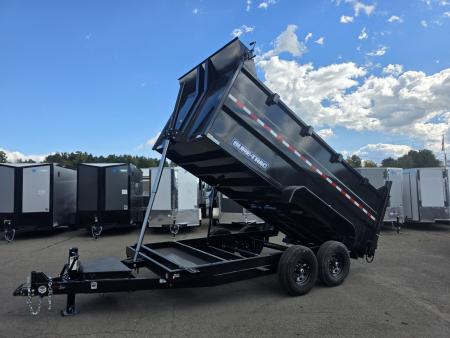 New 2027 Sure-Trac 7X14 14K - 4' HIGH SIDES Dump Trailer