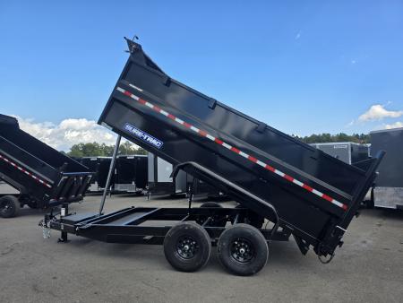New 2027 Sure-Trac 7X14 14K - 4' HIGH SIDES Dump Trailer