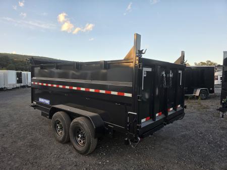 New 2027 Sure-Trac 7X14 14K - 4' HIGH SIDES Dump Trailer