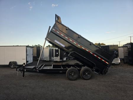 New 2027 Sure-Trac 7X14 14K - 4' HIGH SIDES Dump Trailer