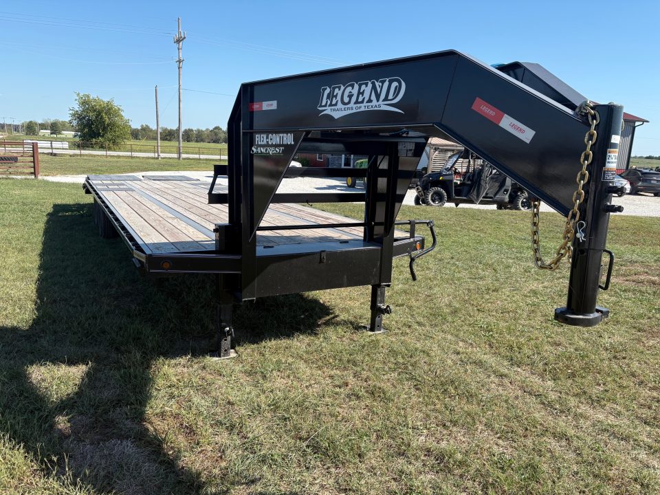 New 2026 Legend Trailers Tandem 22K GN W/ Mega Ramps Flatbed Trailer