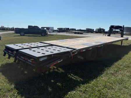 New 2026 Legend Trailers Tandem 22K GN W/ Mega Ramps Flatbed Trailer