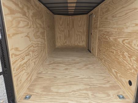 New 2027 Rock Solid 7X16 TANDEM 7K CARGO W/7' HEIGHT BLACKOUT TRIM .080 EXTERIOR & RAMP DOOR
