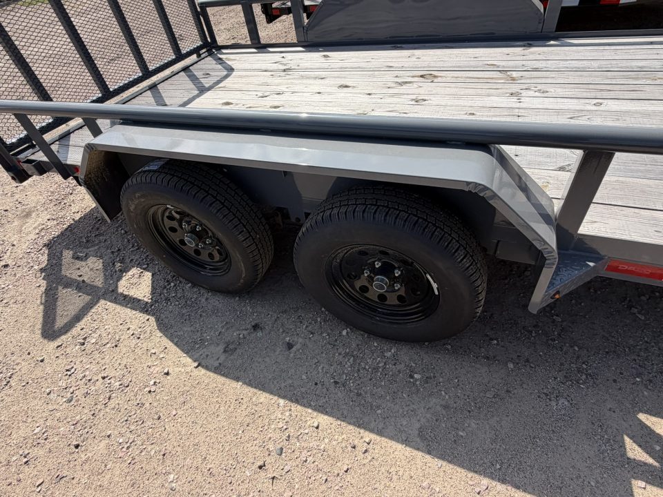 New 2026 Delco 16 ft Tandem Utility Trailer