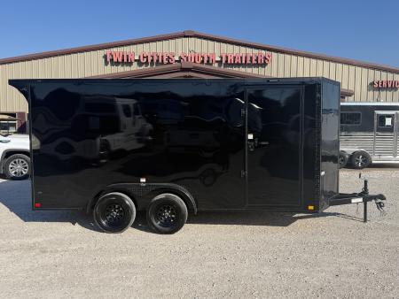 New 2027 Sawyer 7x16 Bumper Pull Cargo / Enclosed Trailer