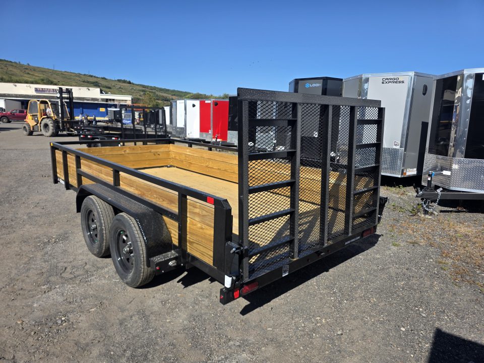 New 2027 Sure-Trac 7X14 7K - 3 BOARD HIGH SIDE Utility Trailer