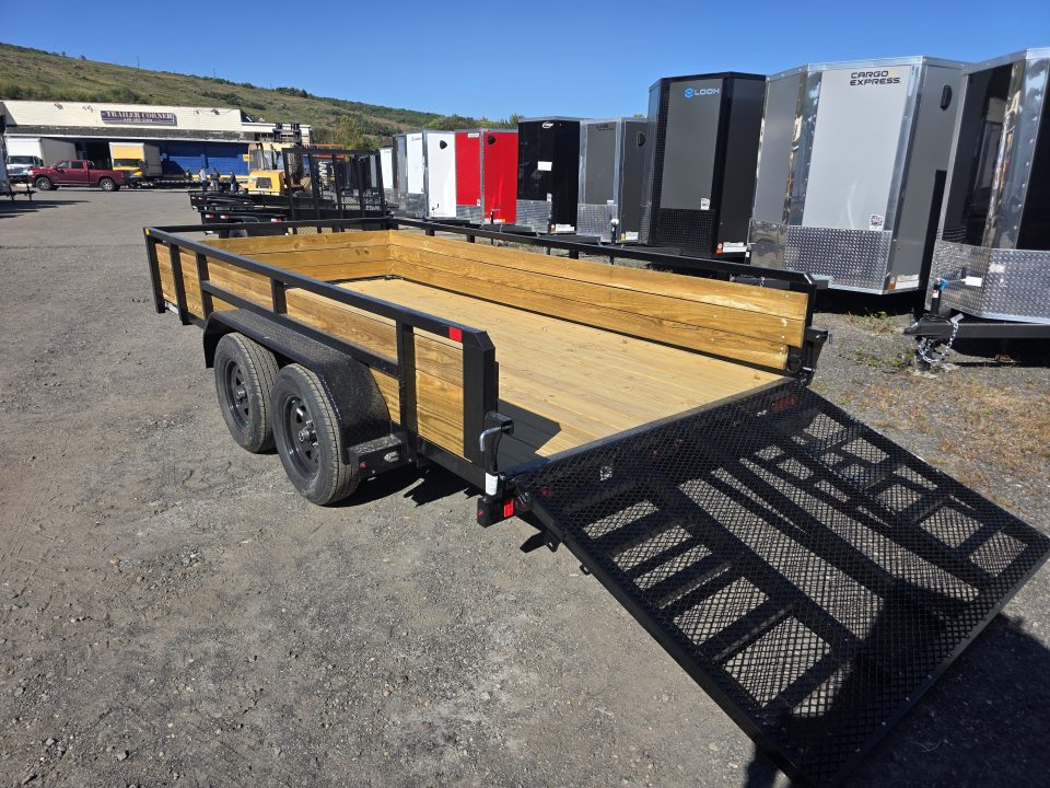 New 2027 Sure-Trac 7X14 7K - 3 BOARD HIGH SIDE Utility Trailer