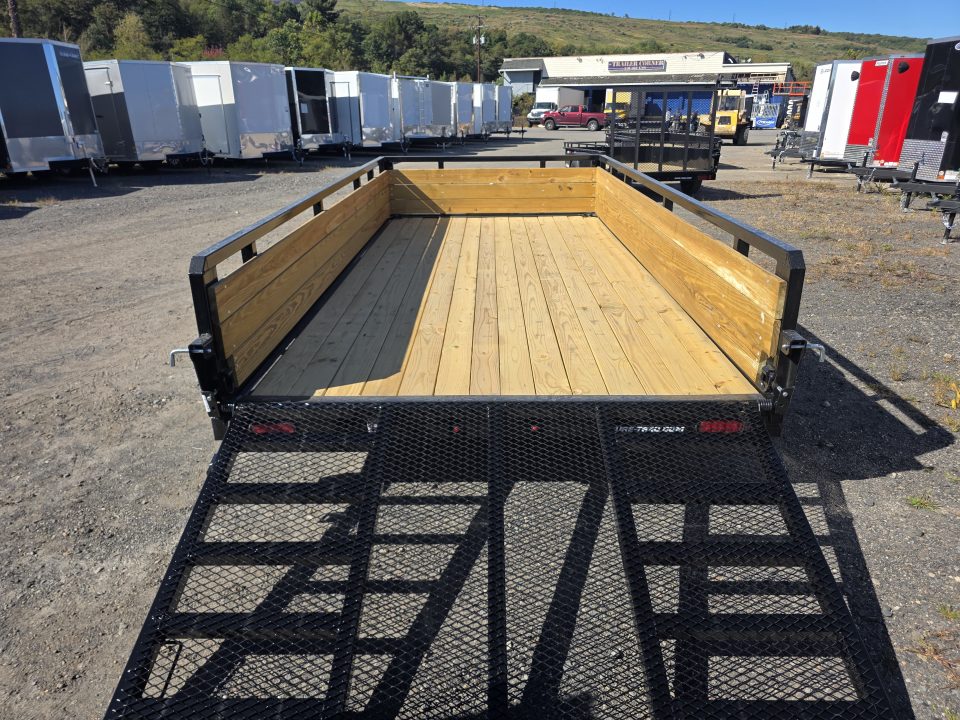 New 2027 Sure-Trac 7X14 7K - 3 BOARD HIGH SIDE Utility Trailer