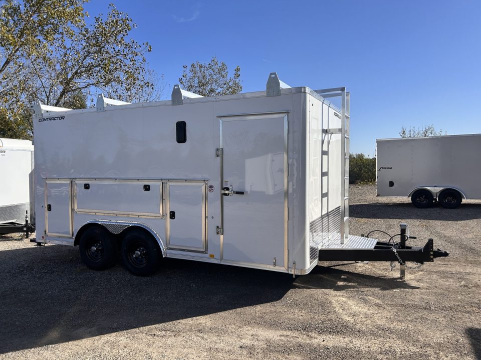 New 2027 Formula Trailers 8.5 X 16 FT ENCLOSED CONTRACTOR TRAILER LADDER RACKS 10K GVWR