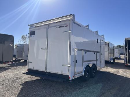 New 2027 Formula Trailers 8.5 X 16 FT ENCLOSED CONTRACTOR TRAILER LADDER RACKS 10K GVWR