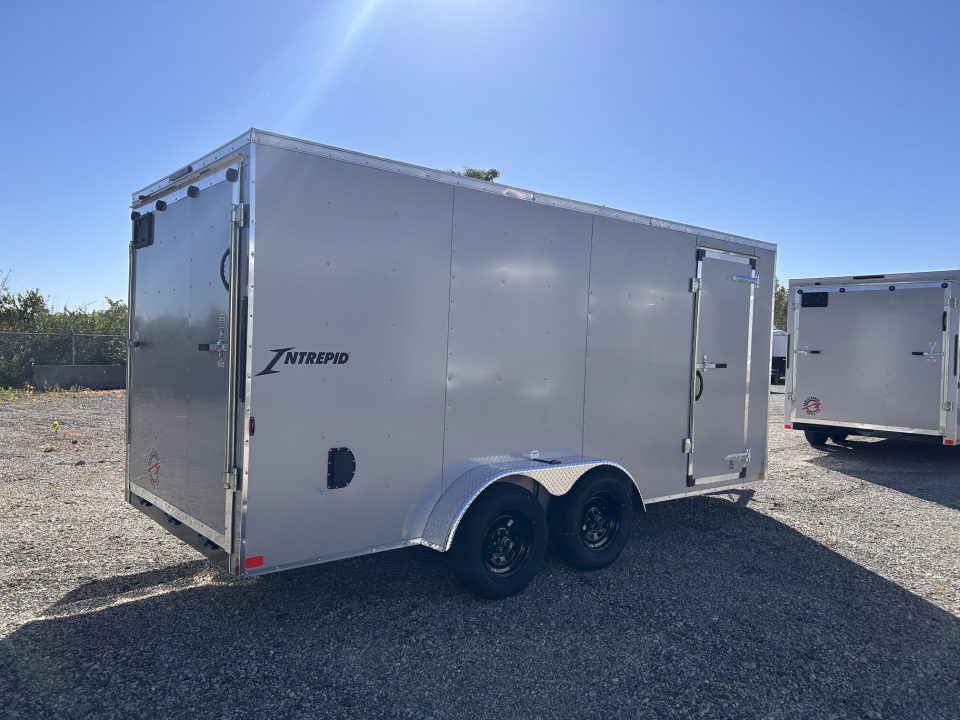 New 2027 Homesteader Trailer INTREPID 7 X 16 FT CARGO REAR RAMP DOOR 6.5 FT INT HEIGHT