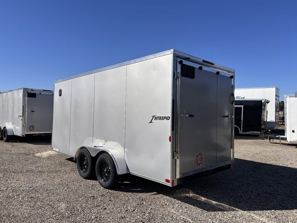 New 2027 Homesteader Trailer INTREPID 7 X 16 FT CARGO REAR RAMP DOOR 6.5 FT INT HEIGHT