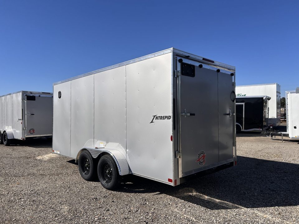 New 2027 Homesteader Trailer INTREPID 7 X 16 FT CARGO REAR RAMP DOOR 6.5 FT INT HEIGHT