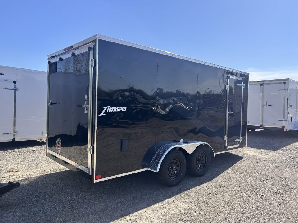 New 2027 Homesteader Trailer INTREPID 7 X 16 FT CARGO REAR RAMP DOOR 6.5 FT INT HEIGHT