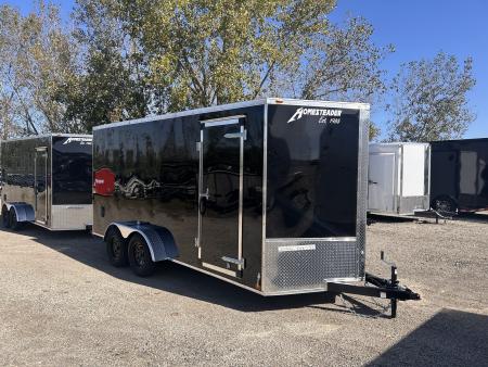 New 2027 Homesteader Trailer INTREPID 7 X 16 FT CARGO REAR RAMP DOOR 6.5 FT INT HEIGHT