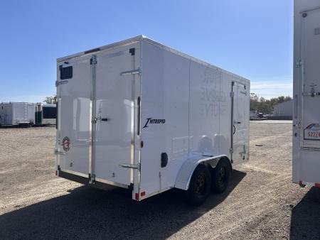 New 2027 Homesteader Trailer INTREPID 7 X 14 FT CARGO TRAILER BARN DOORS 6.5 FT INTERIOR
