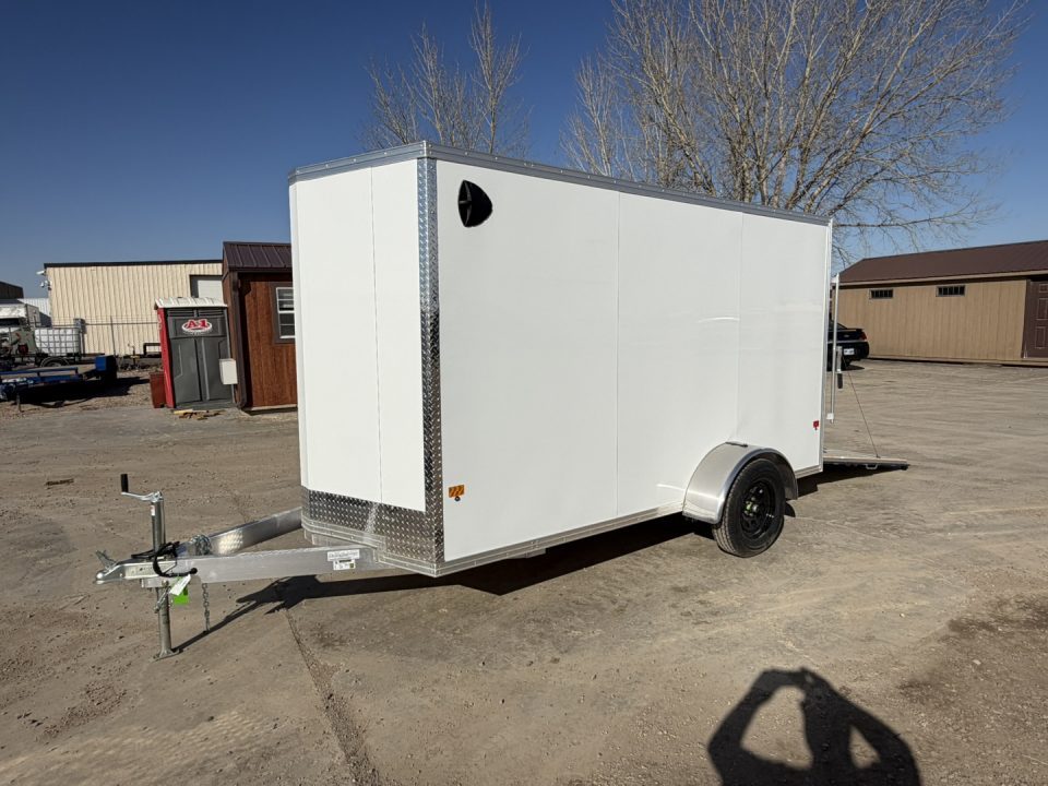 New 2027 ALCOM 6x12 Extra Height All Aluminum Alcom-Stealth Cargo / Enclosed Trailer