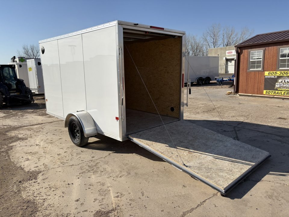New 2027 ALCOM 6x12 Extra Height All Aluminum Alcom-Stealth Cargo / Enclosed Trailer
