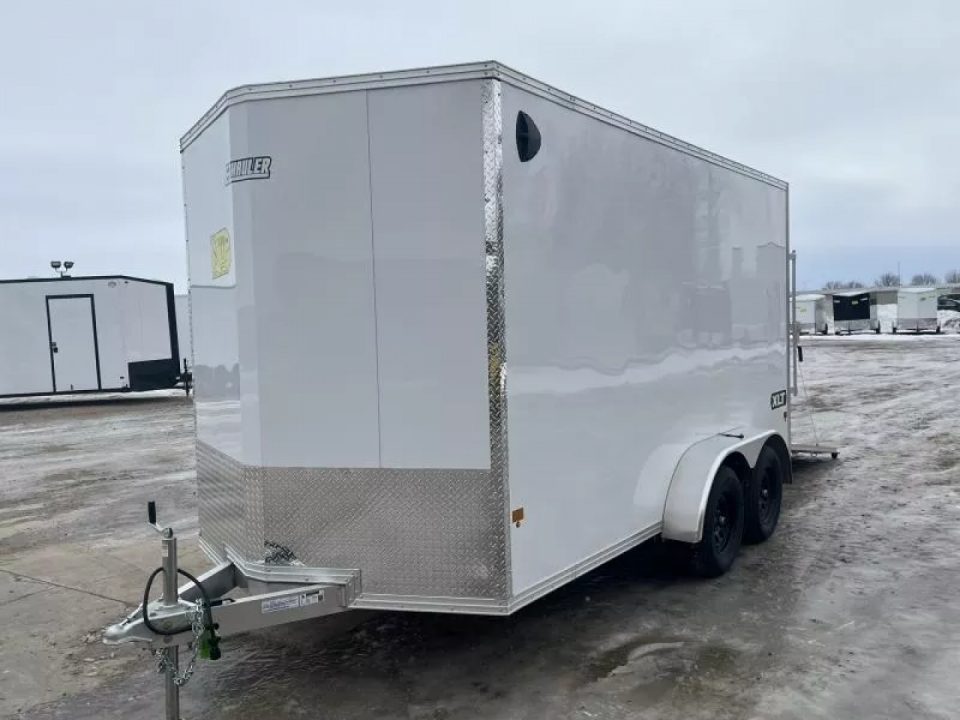New 2026 Alcom-Stealth 7x14 All Aluminum Cargo / Enclosed Trailer