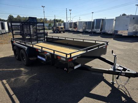 New 2027 Sure-Trac 7X14 7K - STEEL HIGH SIDES Utility Trailer