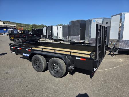 New 2027 Sure-Trac 7X14 7K - STEEL HIGH SIDES Utility Trailer