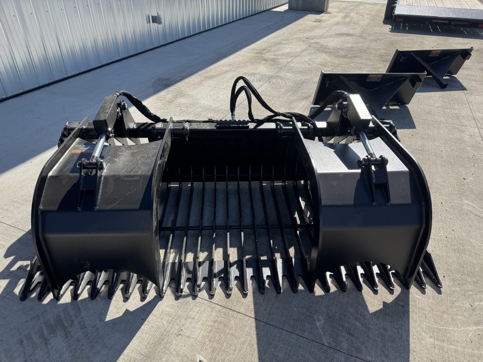 New 2027 Jenkins Iron and Steel 84" Skeleton Grapple Bucket Attachment