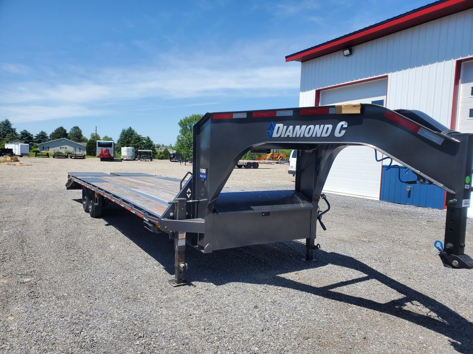 New 2026 Diamond C Trailers FMAX208 Flatbed Trailer / 18,000 GVWR / 102"x28'