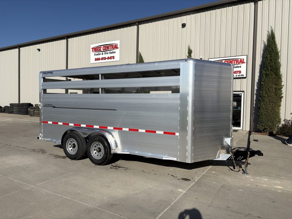 New 2027 Hillsboro 7x16 Livestock Trailer Stock / Stock Combo Trailer