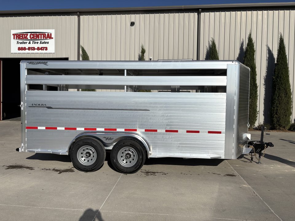 New 2027 Hillsboro 7x16 Livestock Trailer Stock / Stock Combo Trailer
