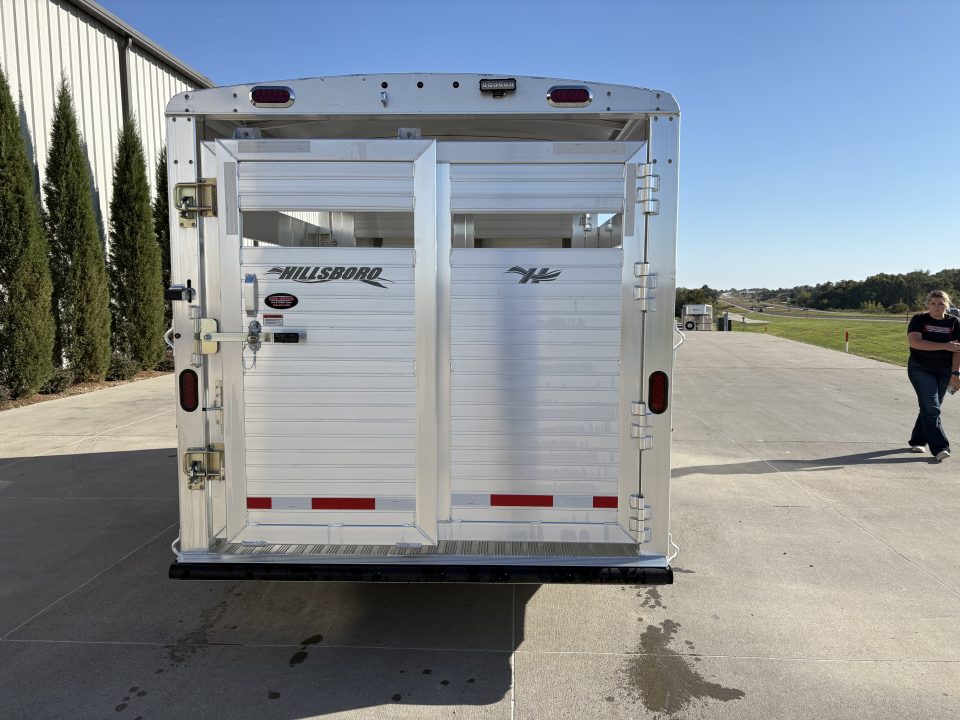 New 2027 Hillsboro 7x16 Livestock Trailer Stock / Stock Combo Trailer