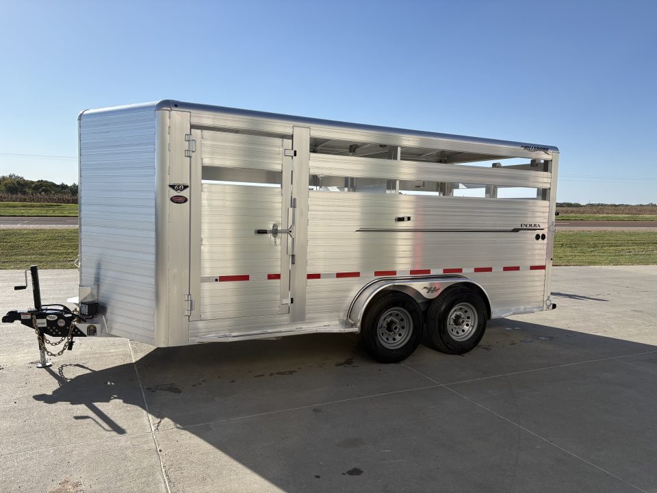 New 2027 Hillsboro 7x16 Livestock Trailer Stock / Stock Combo Trailer