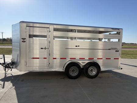New 2027 Hillsboro 7x16 Livestock Trailer Stock / Stock Combo Trailer