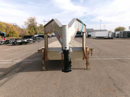 Used 2014 Titan Attachments Flatbed Goosneck Flatbed Trailer