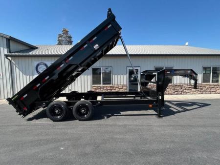 New 2027 Load Trail DG 83x16x2 Telescopic Gooseneck Dump Trailer 16K 7 Ga