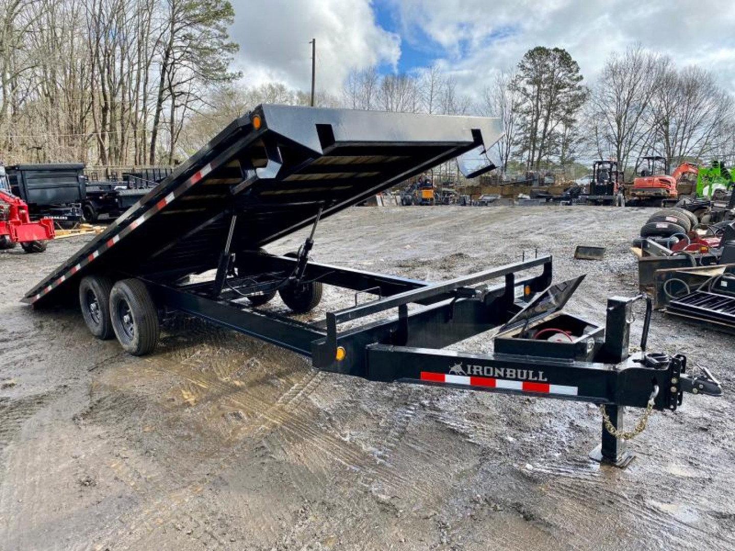 New 2026-Iron-Bull-Trailers-8×22-TDP-14k-7-Ton-Power-Tilt-Dual-Cylinder-T14K822I