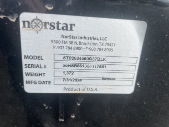 New 2025 Norstar ST0868456_10000_BLK Truck Bed