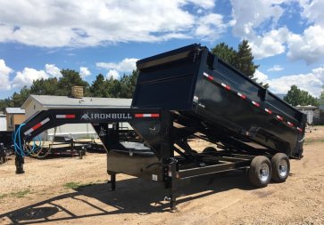 New 2024 Iron Bull Trailers 7X16-14.9K Gooseneck Dump With 48  Sides