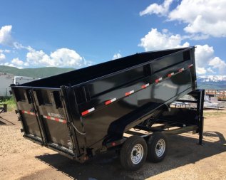 New 2024 Iron Bull Trailers 7X16-14.9K Gooseneck Dump With 48" Sides