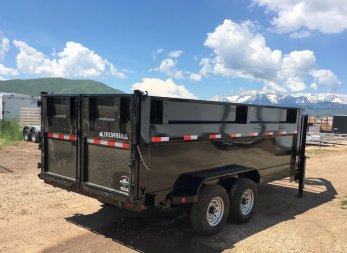 New 2024 Iron Bull Trailers 7X16-14.9K Gooseneck Dump With 48" Sides