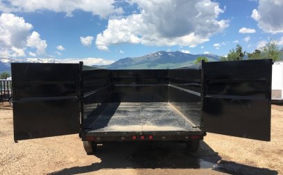 New 2024 Iron Bull Trailers 7X16-14.9K Gooseneck Dump With 48" Sides