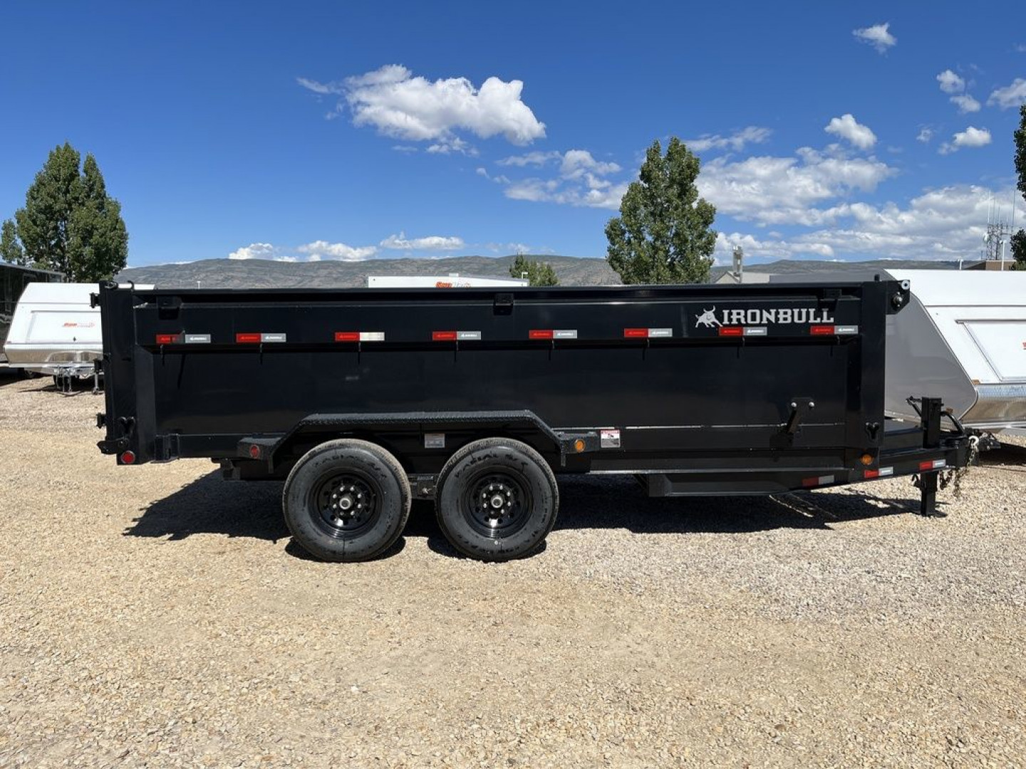 New 2023 Iron Bull Trailers 7X16 14K 36" Dump Trailer