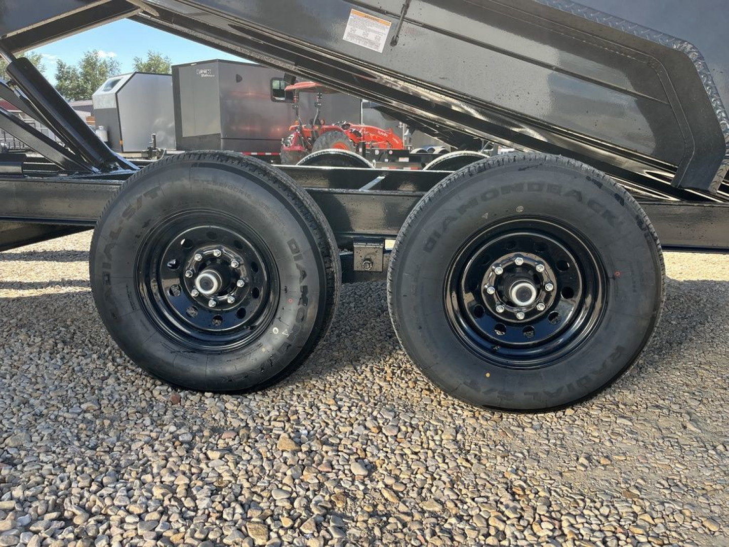 New 2023 Iron Bull Trailers 7X16 14K 36" Dump Trailer