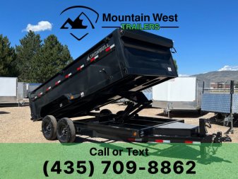New 2023 Iron Bull Trailers 7X16 14K 36  Dump Trailer