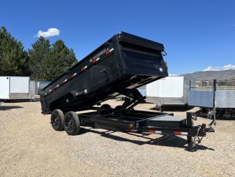 New 2023 Iron Bull Trailers 7X16 14K 36" Dump Trailer