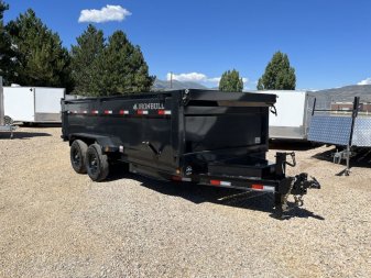 New 2023 Iron Bull Trailers 7X16 14K 36" Dump Trailer