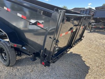 New 2023 Iron Bull Trailers 7X16 14K 36" Dump Trailer